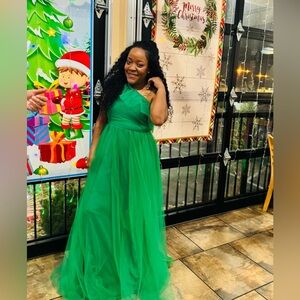 Elegant Green women Dress